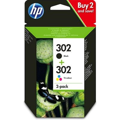 Multipack HP n°302 Nero + Colore