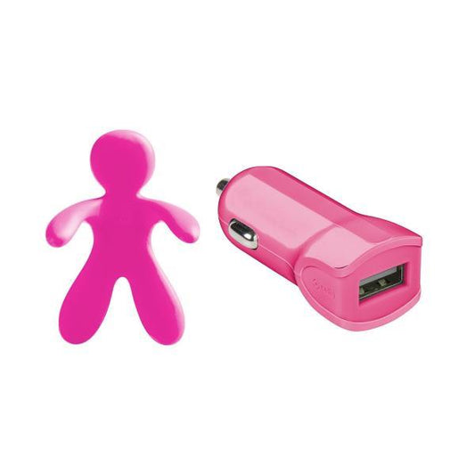 Car Charger + Car Freshner